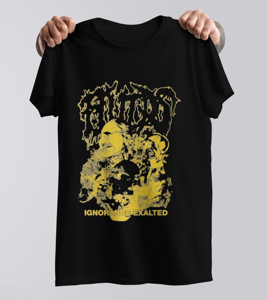 Fluids Ignorance Exalted Abstract Golden T-Shirt