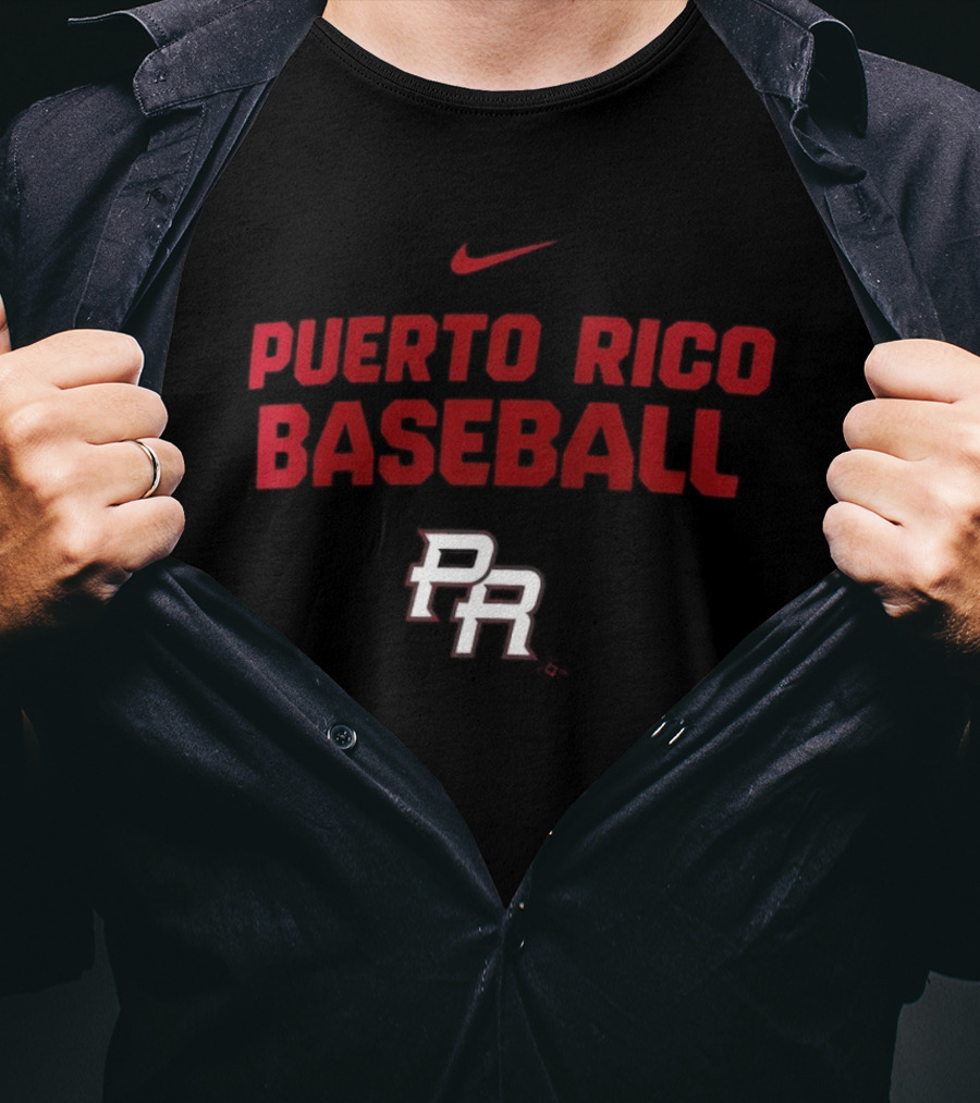 Puerto Rico Baseball 2026 World Baseball Classic PR Nike T-Shirt