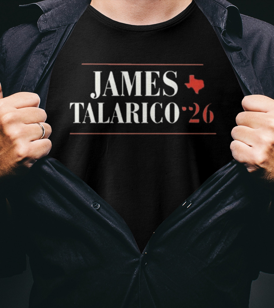 James Talarico 26 Texas Red Map T-Shirt