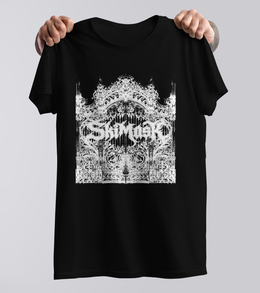 Ski Mask The Slump God Cathedral Gothic Architecture T-Shirt