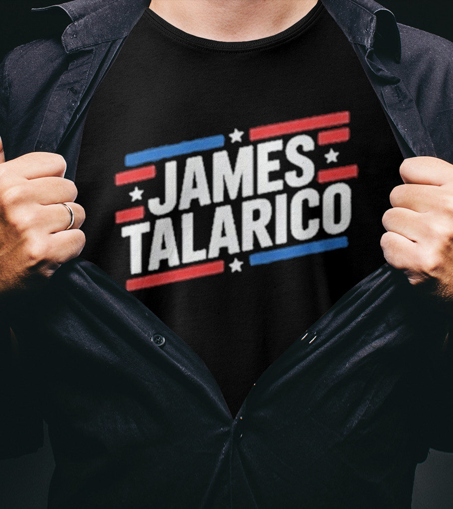 James Talarico Texas Political Red White Blue Campaign T-Shirt
