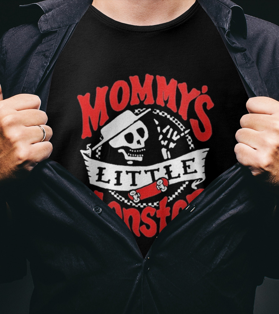 Social Distortion Mommy's Little Monster Skull Skeleton Rockabilly T-Shirt