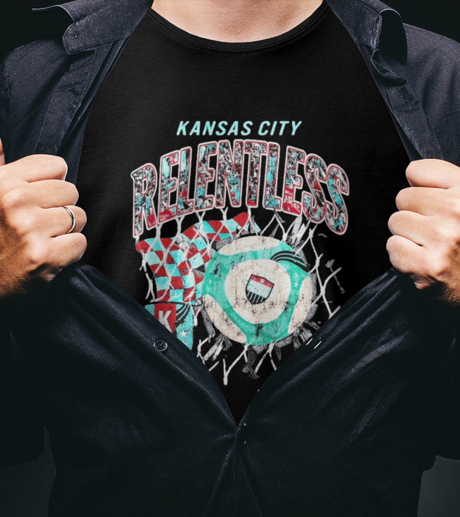 Kansas City Relentless KC Current Made Mobb Soccer Chainlink T-Shirt