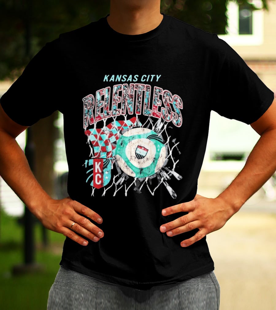Kansas City Relentless KC Current Made Mobb Soccer Chainlink T-Shirt
