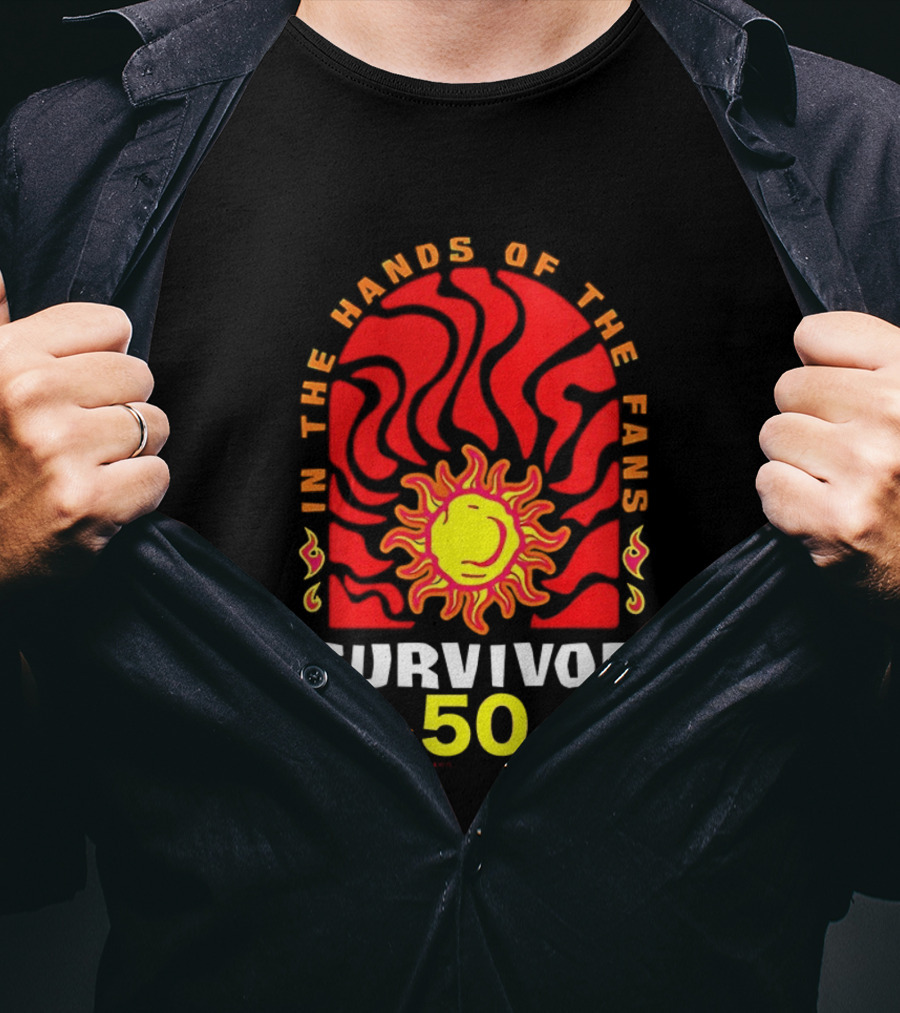 Survivor 50 In The Hands Of The Fans Tropical Sun T-Shirt