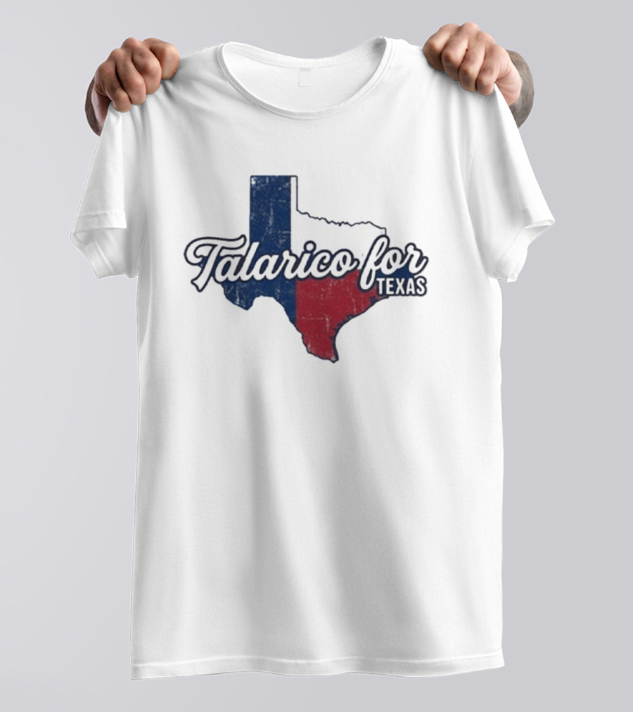 Talarico For Texas State Flag Map T-Shirt