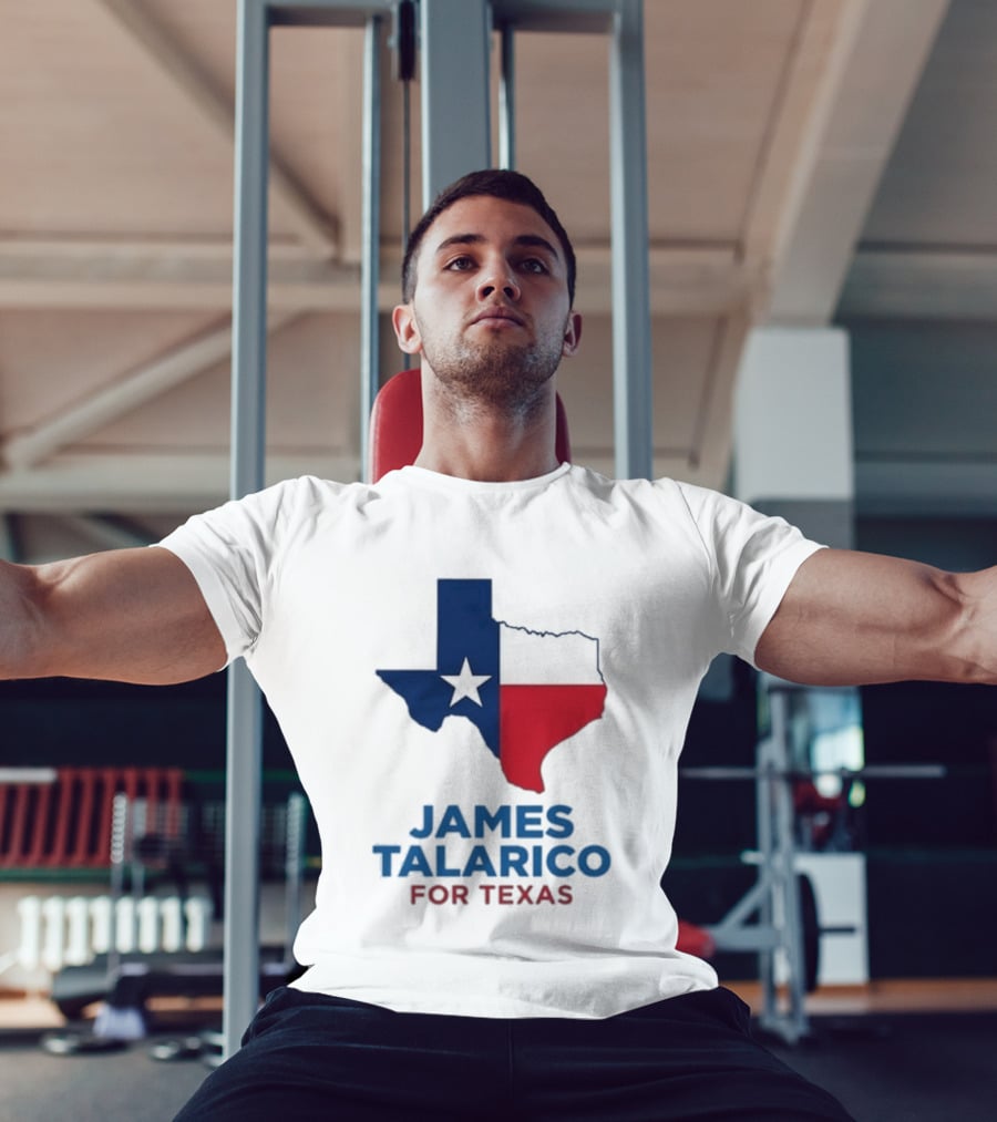 James Talarico For Texas 2026 Campaign Texas Flag T-Shirt