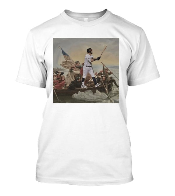 Washington Crossing The Delaware Incredible Obvious Baseball Fusion T-Shirt