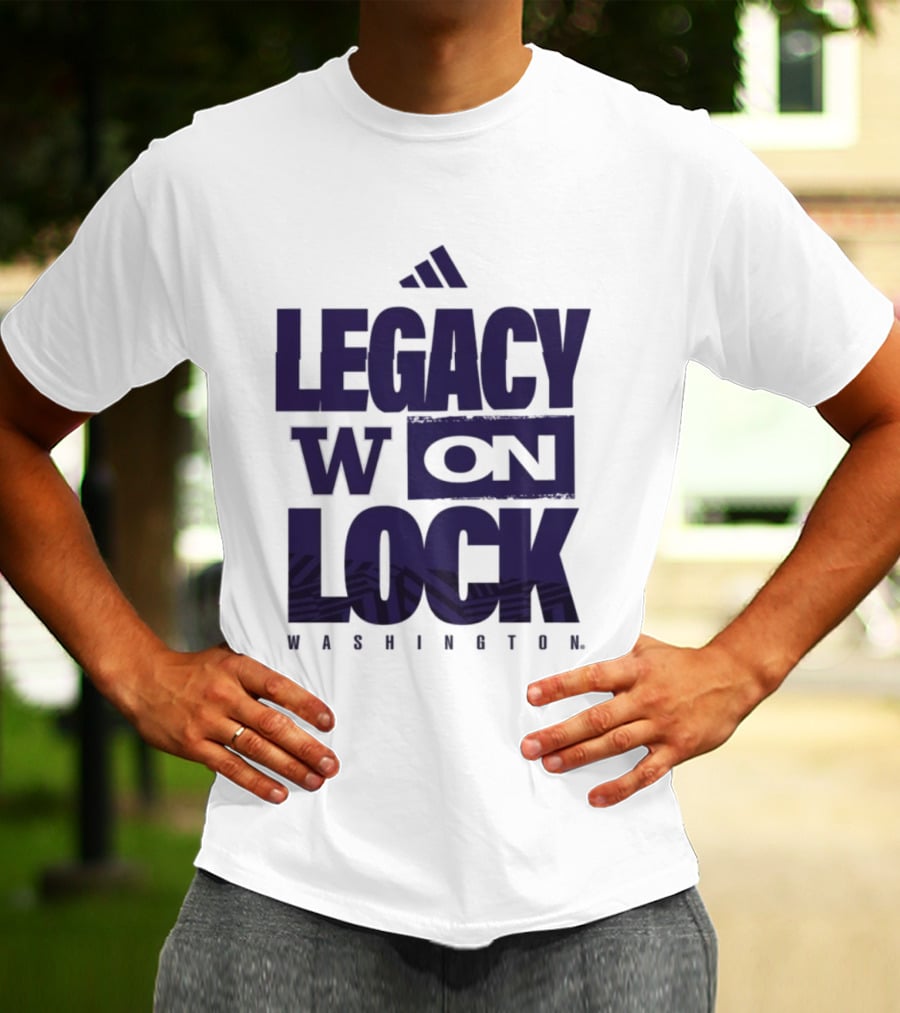 Washington Huskies 2026 March Madness Legacy On Lock T-Shirt