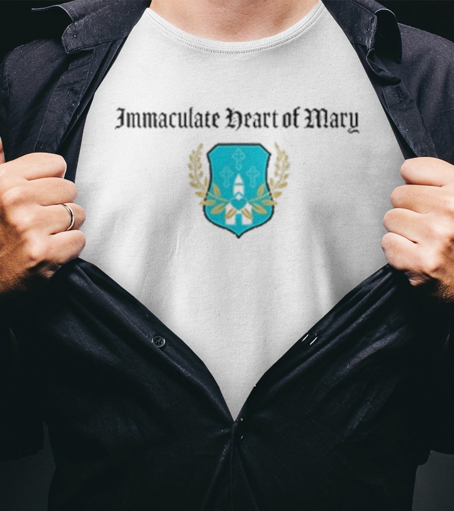 Immaculate Heart Of Mary Crest Lady Bird T-Shirt