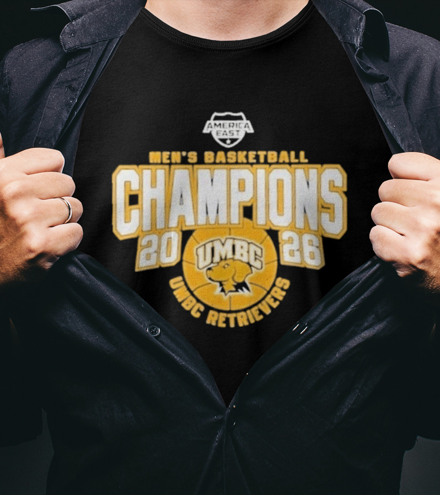Men's Basketball 2026 Champions UMBC Retrievers America East T-Shirt