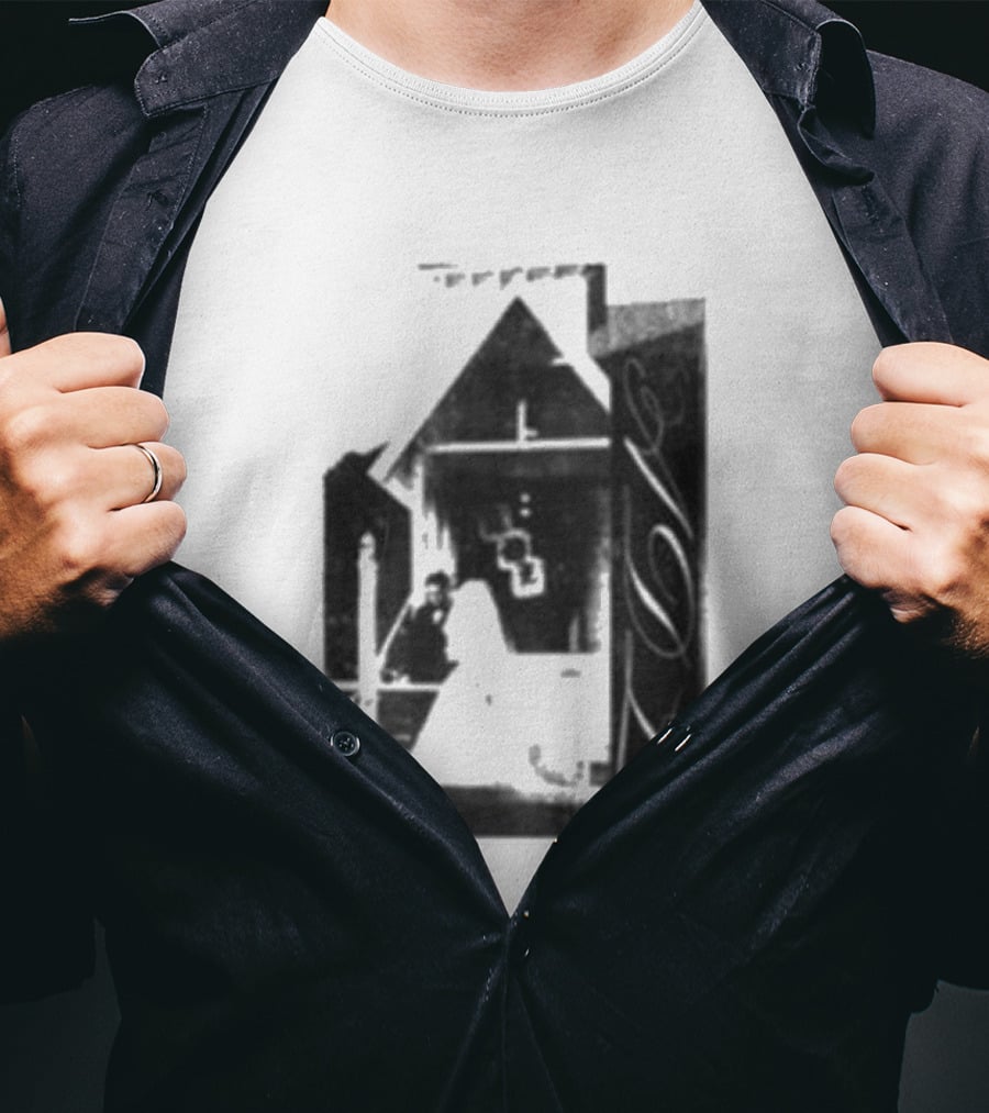 Yeat A Dangerous Love Cross Pyramid Monochrome T-Shirt