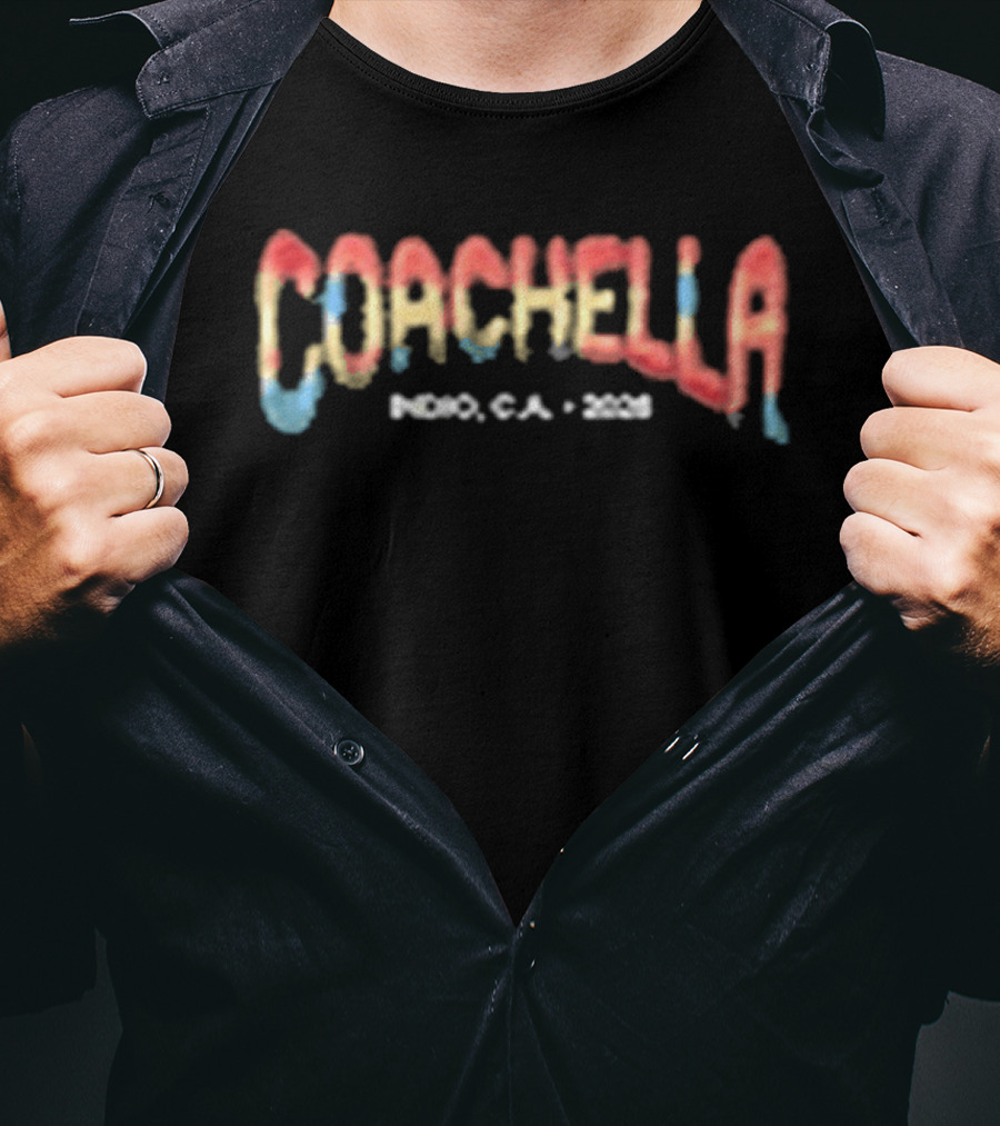 Coachella Indio CA 2026 Festival Lineup T-Shirt