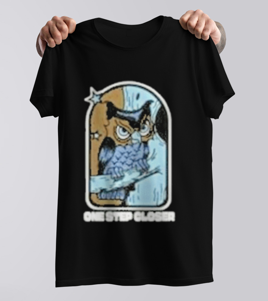 One Step Closer Evil Greed Owl T-Shirt
