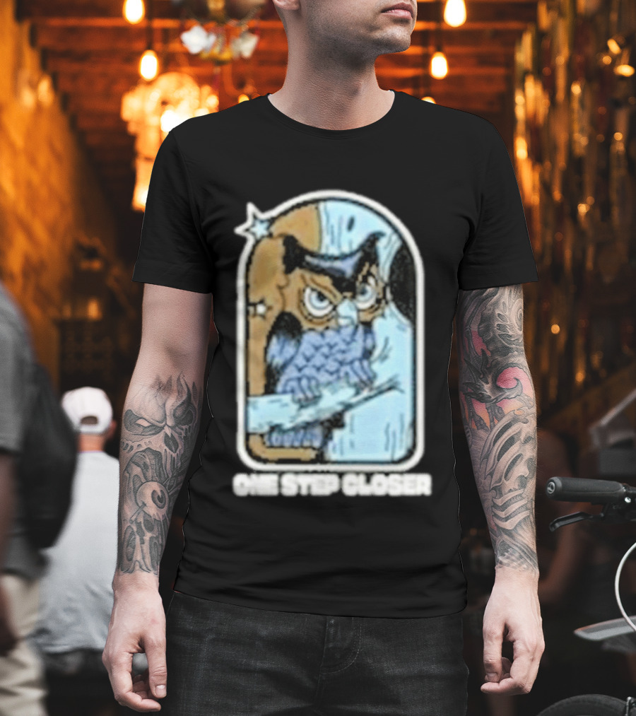 One Step Closer Evil Greed Owl T-Shirt
