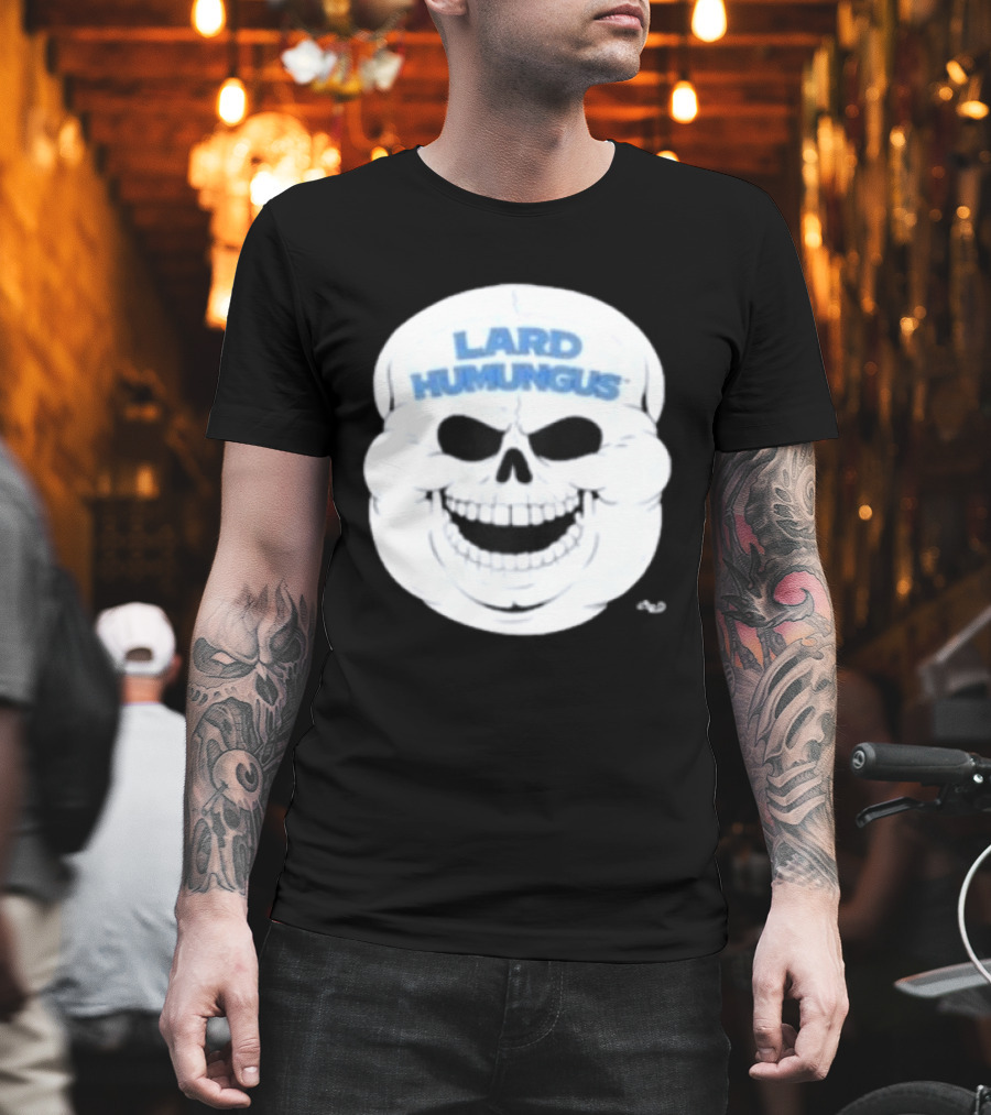 Lard Humungus Skull Graphic 3 16 T-Shirt
