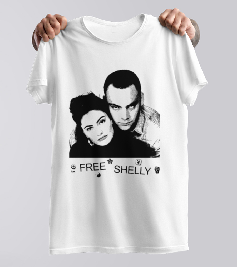 FREE SHELLY Twin Peaks Iconic Characters T-Shirt