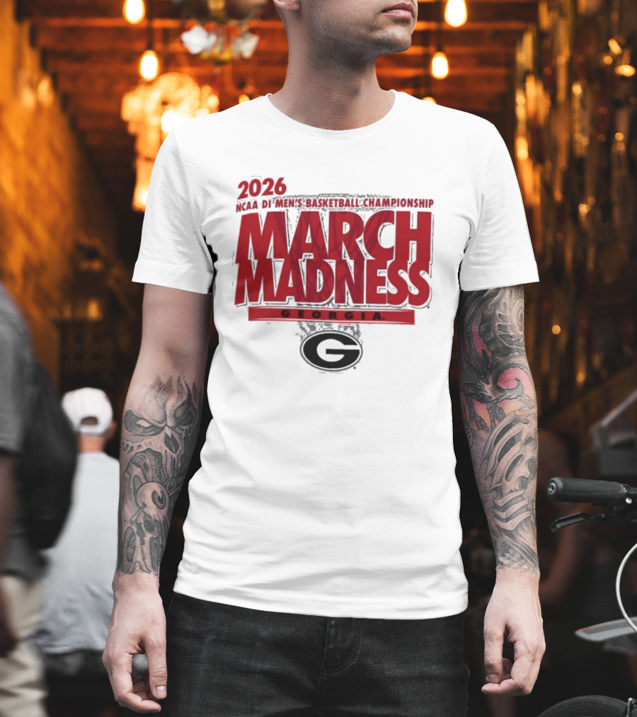 Georgia 2026 NCAA DI Men's Basketball Championship March Madness T-Shirt