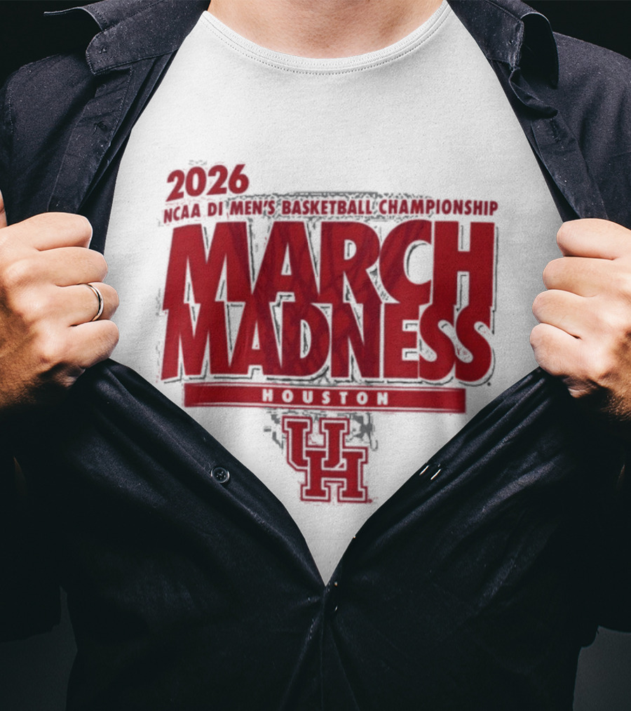 2026 NCAA Men's Basketball Houston March Madness UH T-Shirt
