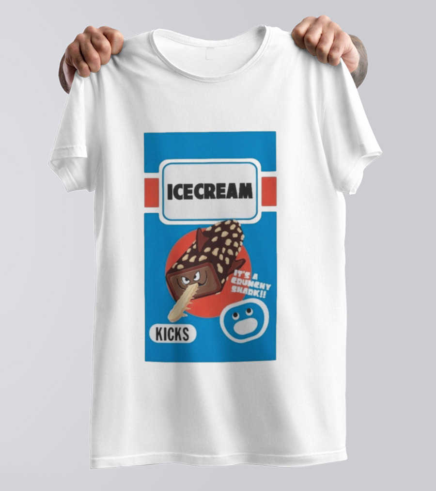 Ice Cream Kicks It's A Crunchy Shark T-Shirt