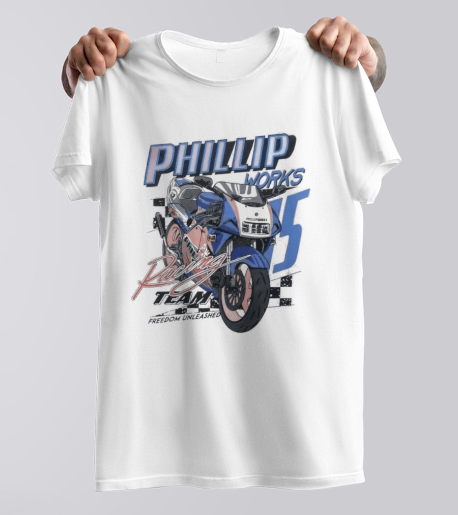Phillip Works Racing Motorcycle 15 T-Shirt