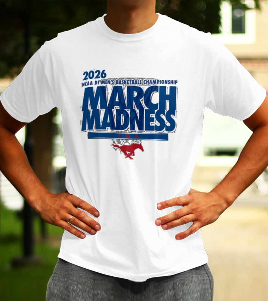 2026 NCAA DI Men's Basketball Championship March Madness SMU T-Shirt