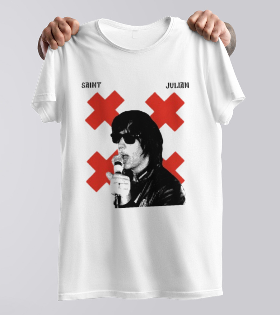 Saint Julian Ccasablancas Red X T-Shirt