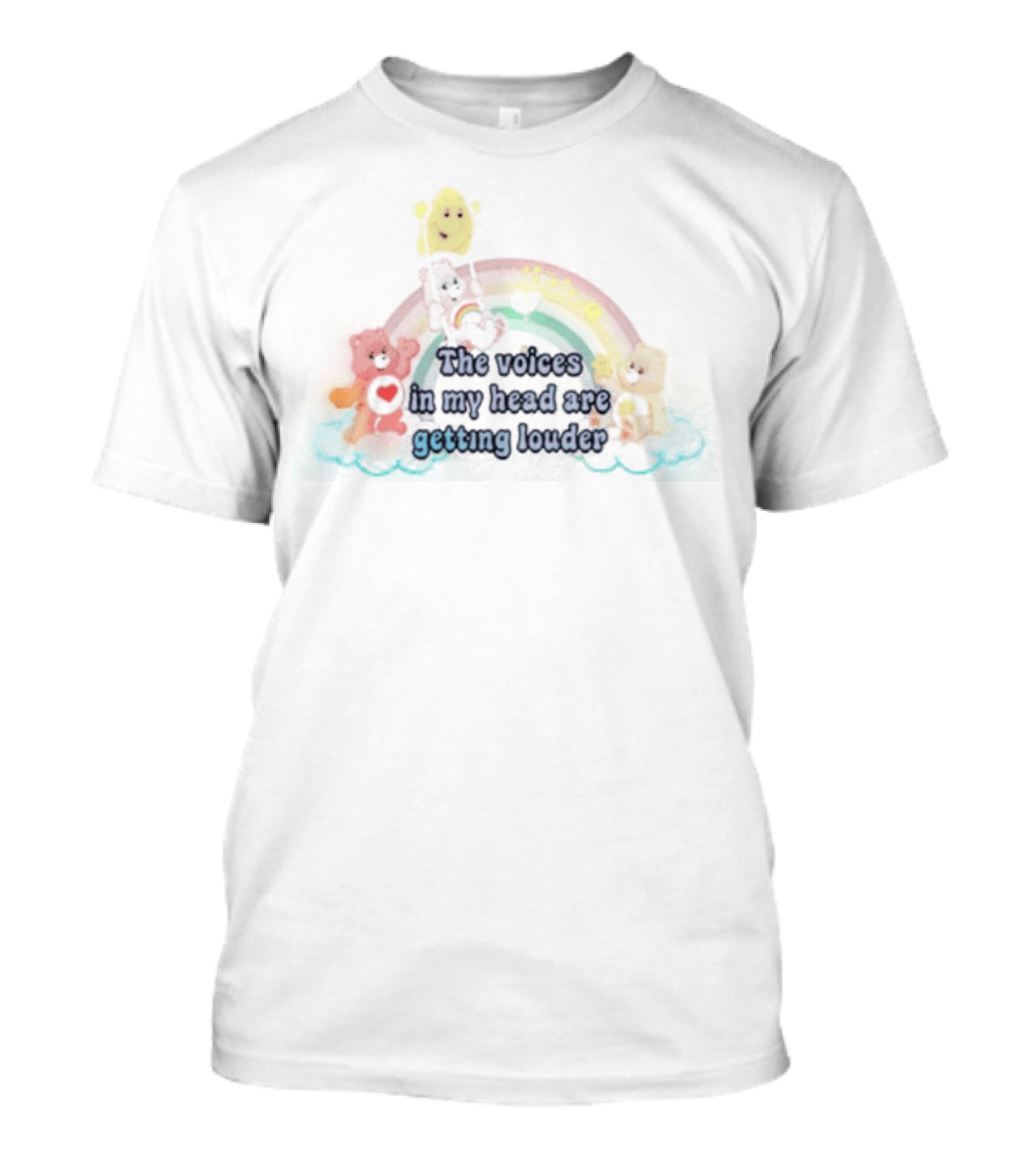 The Voices In My Head Are Getting Louder With Rainbow And Colorful Bears T-Shirt