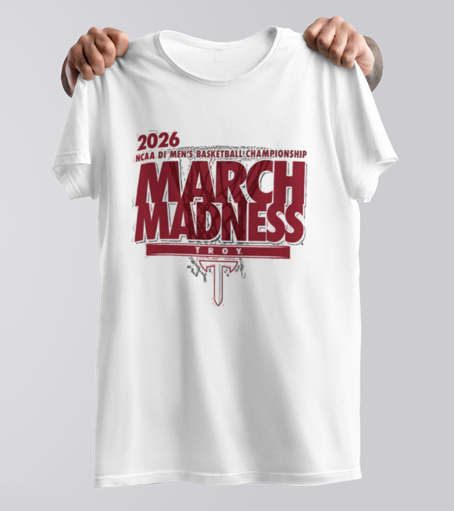 Troy Men's Basketball NCAA 2023 March Madness Championship Tournament T-Shirt