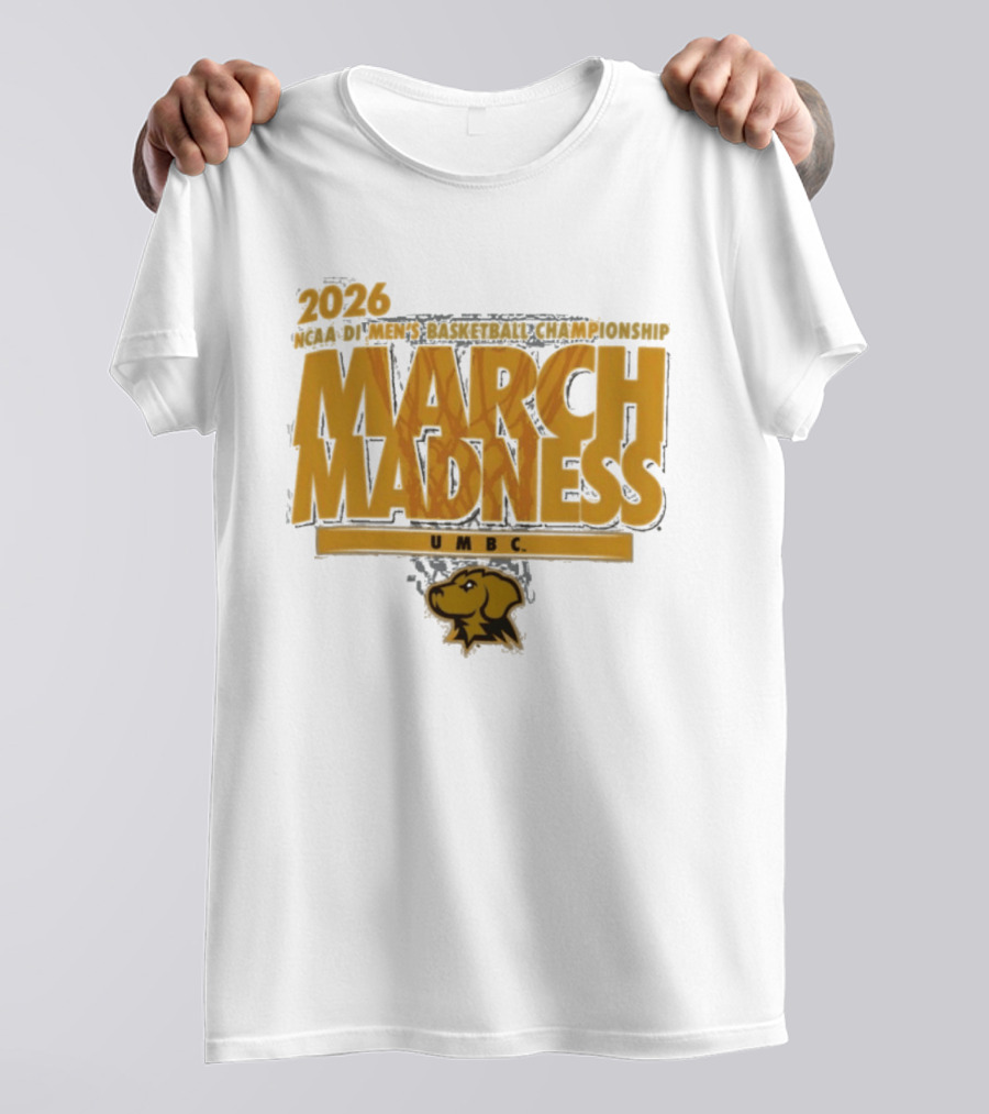 UMBC 2018 Men's Basketball March Madness Retrievers NCAA Tournament Upset Victory T-Shirt