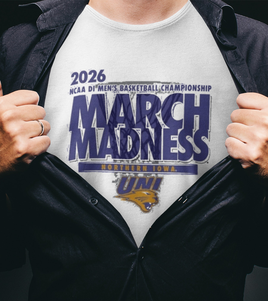 2026 UNI Panthers Northern Iowa NCAA March Madness Men's Basketball Championship T-Shirt