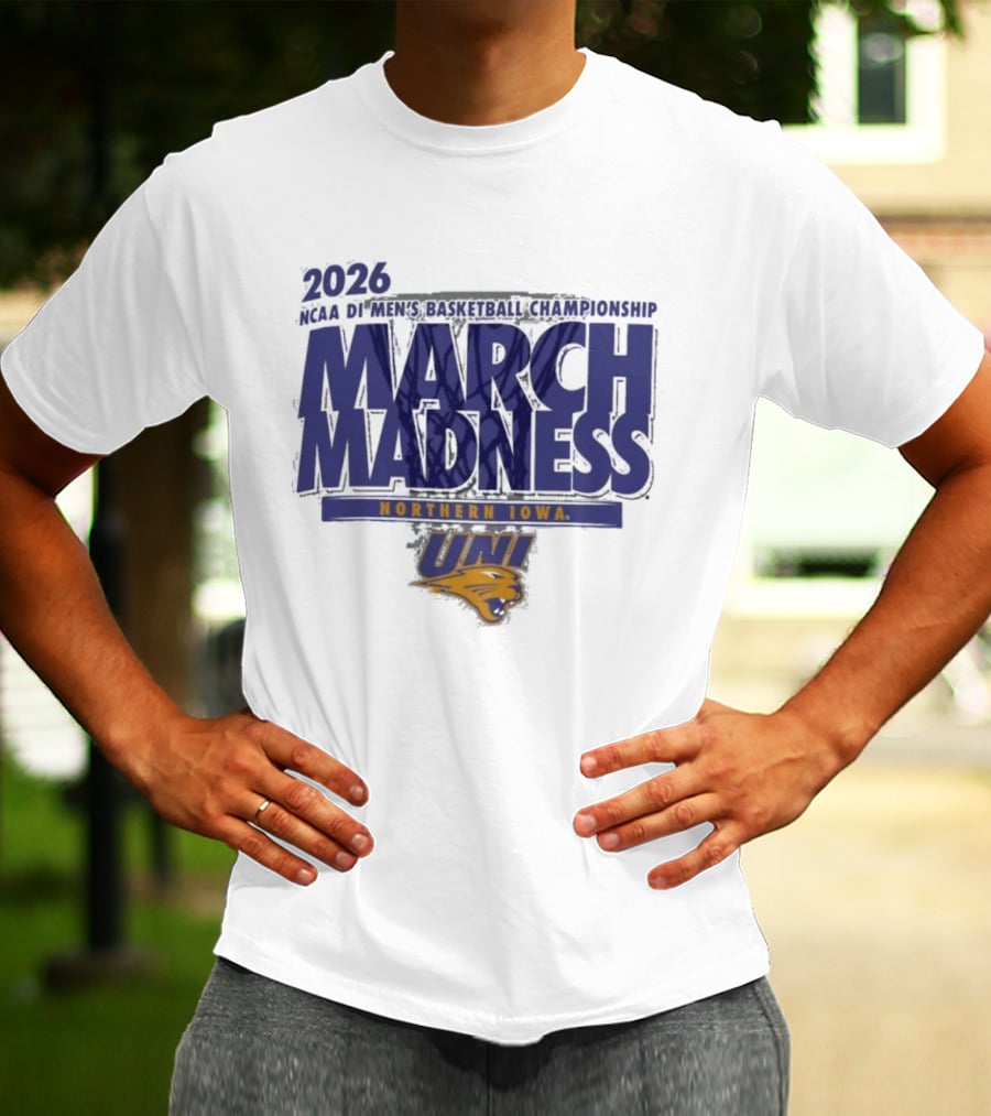 2026 UNI Panthers Northern Iowa NCAA March Madness Men's Basketball Championship T-Shirt