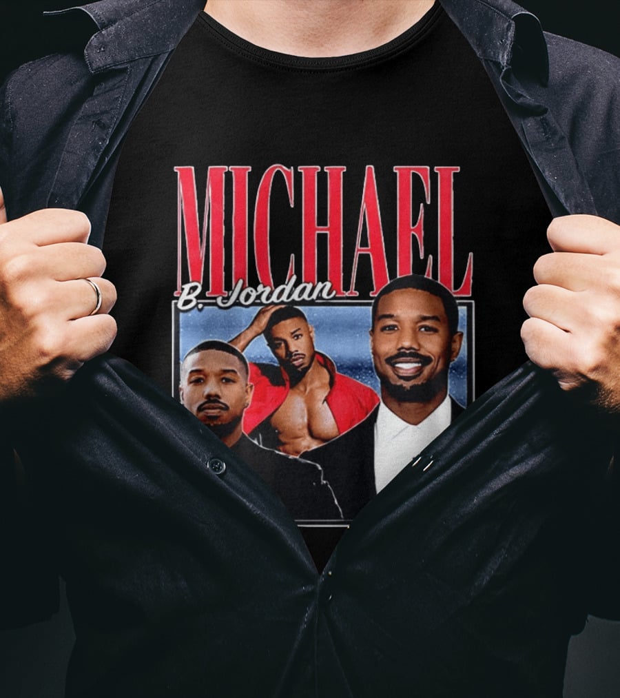 Michael B. Jordan Iconic Style And Charisma T-Shirt