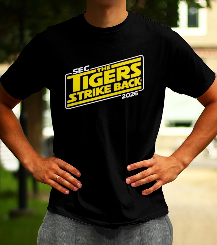 SEC The Tigers Strike Back 2026 LSU T-Shirt