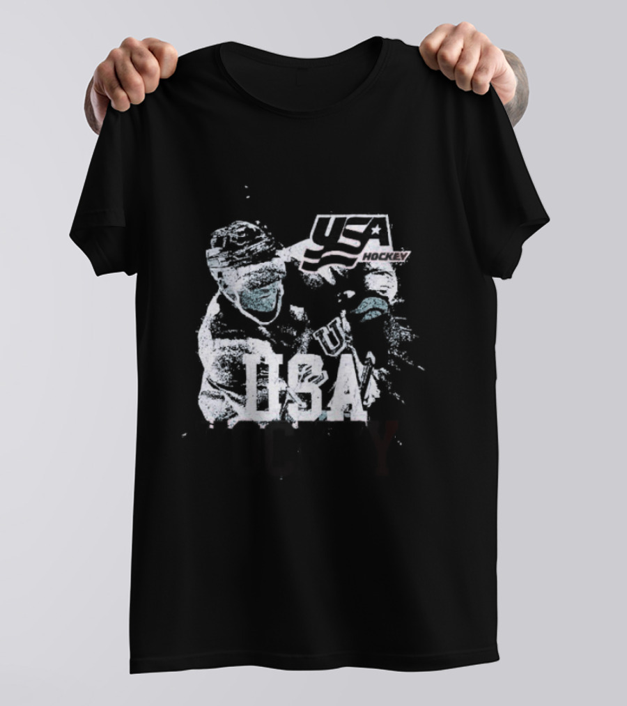 USA Hockey Player Vintage Ice Champion T-Shirt