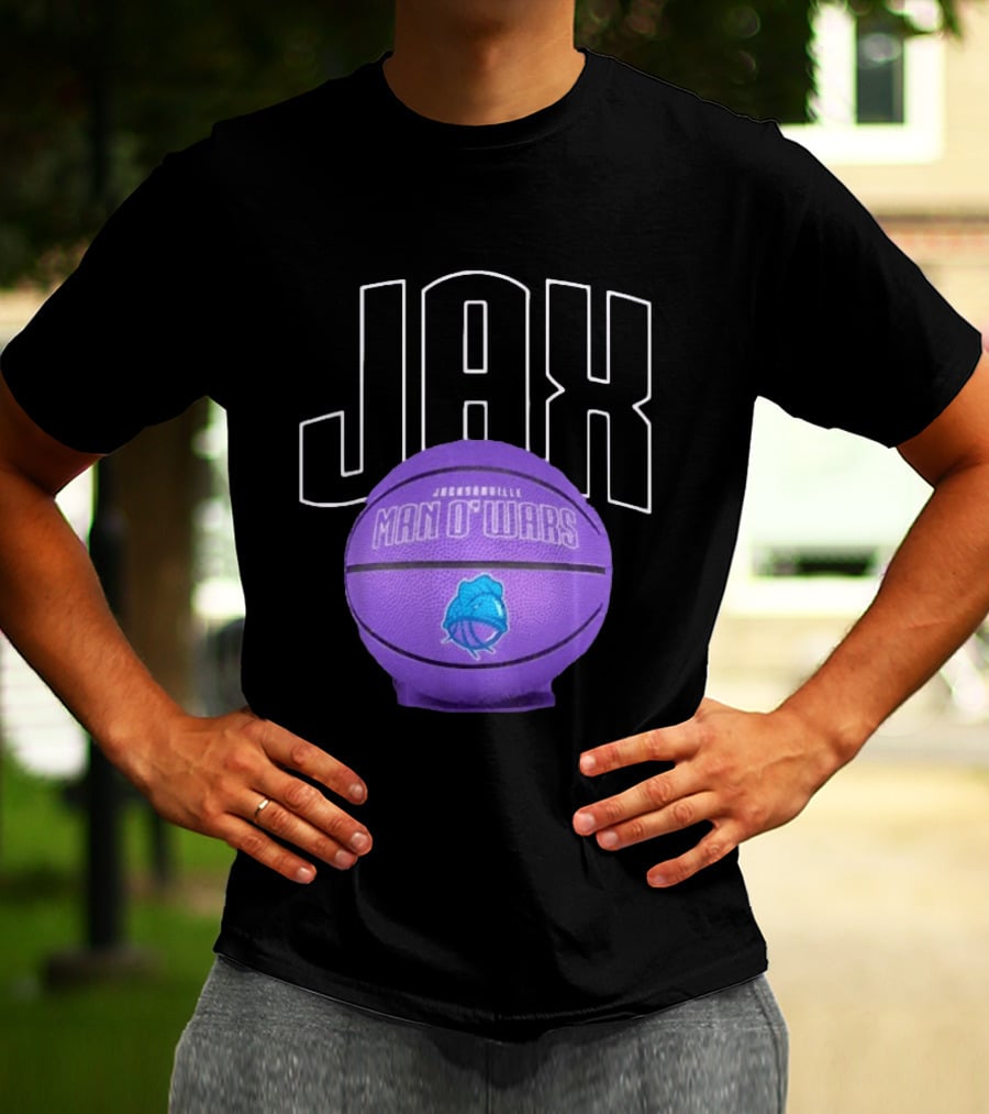 Jacksonville JAX Man O'Wars Basketball Team T-Shirt