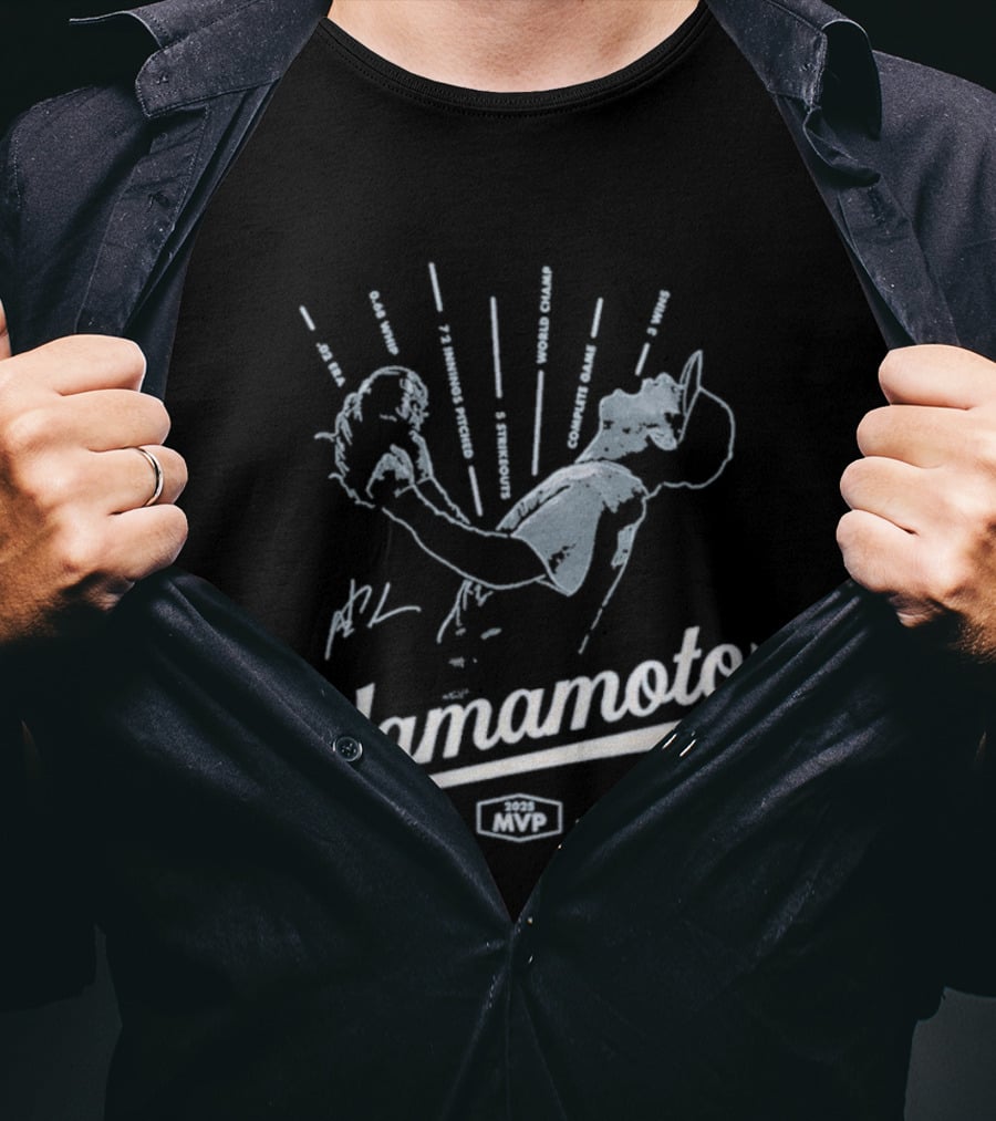 Yamamoto 2025 MVP Baseball Pitcher T-Shirt