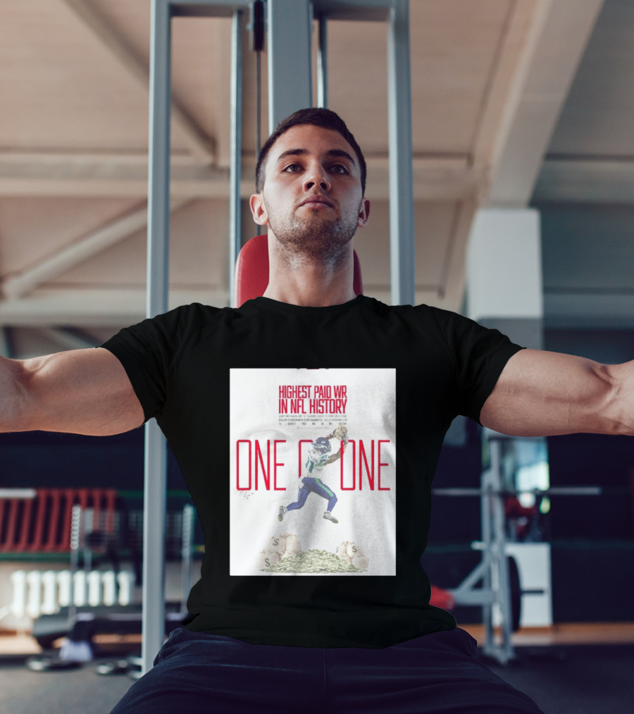 Jaxon Smith Njigba Seattle Seahawks One Of One Highest Paid WR In NFL History T-Shirt