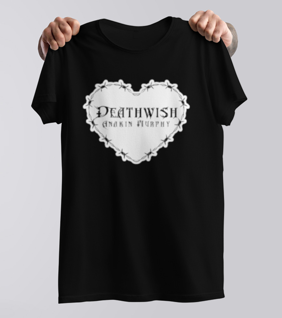 Anakin Murphy Barbed Wire Heart T-Shirt