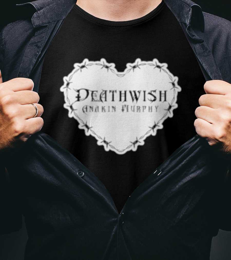 Anakin Murphy Barbed Wire Heart T-Shirt