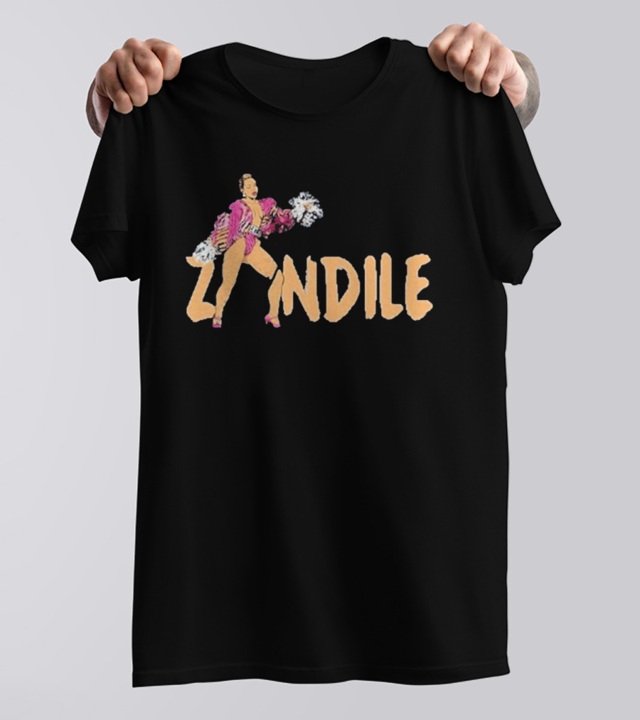 Zandile Doja Cat Pop Art Style With Cheerleader Glam Essence T-Shirt