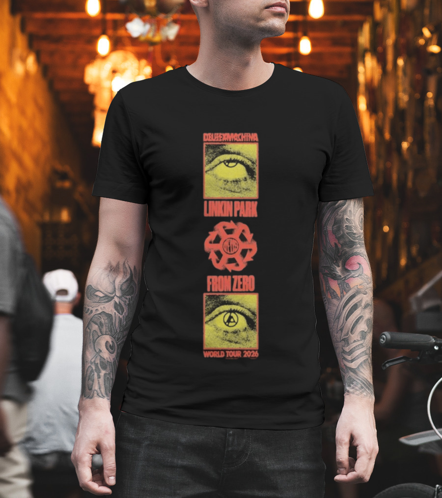Linkin Park Deus Ex Machina From Zero World Tour 2026 Eye T-Shirt