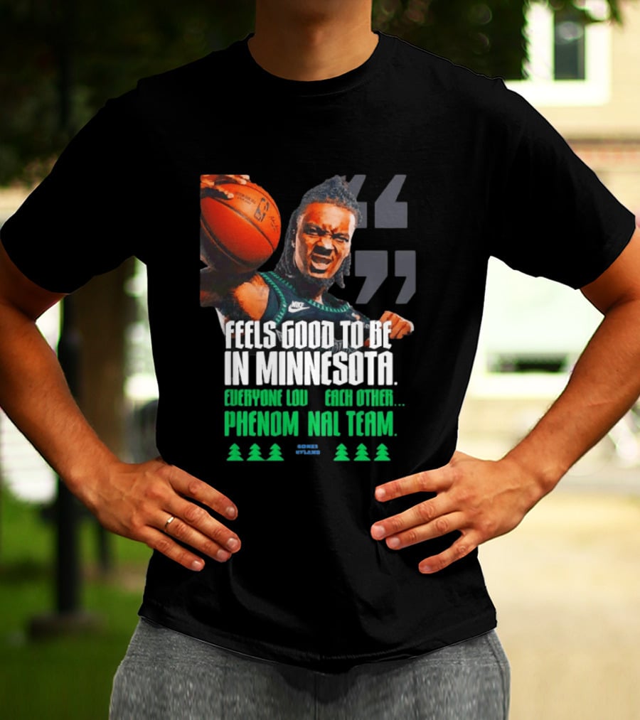 Bones Hyland Nike Basketball Minnesota Timberwolves Phenomenal Team T-Shirt