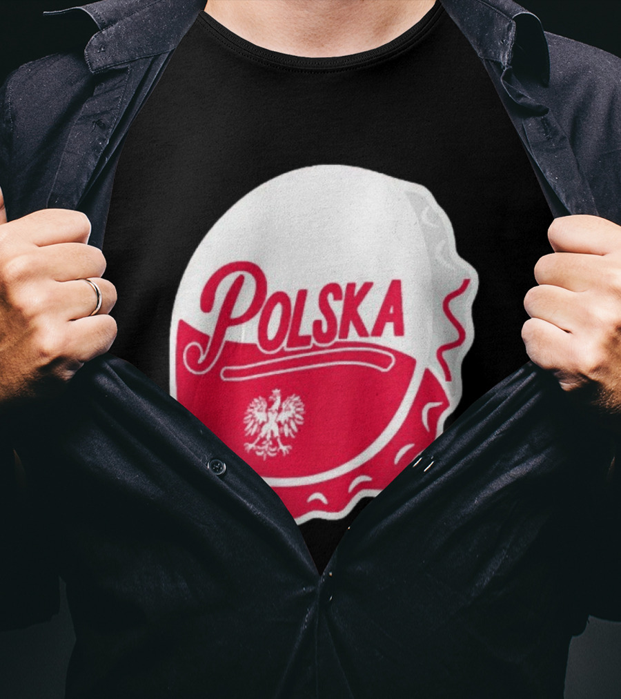 Polska Buffalo Bottle Cap Eagle T-Shirt