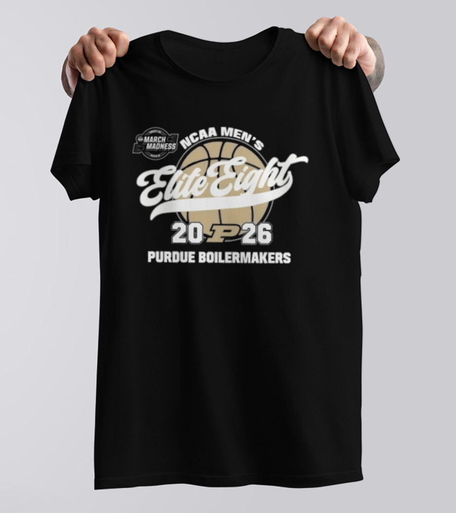 Purdue Boilermakers 2026 NCAA Men's Elite Eight Basketball Tournament March Madness T-Shirt
