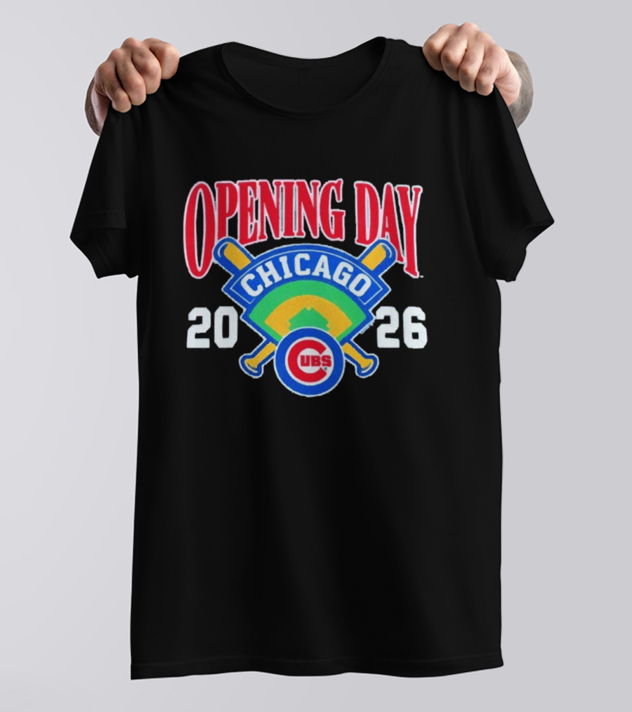 Chicago Cubs 2026 MLB Opening Day T-Shirt