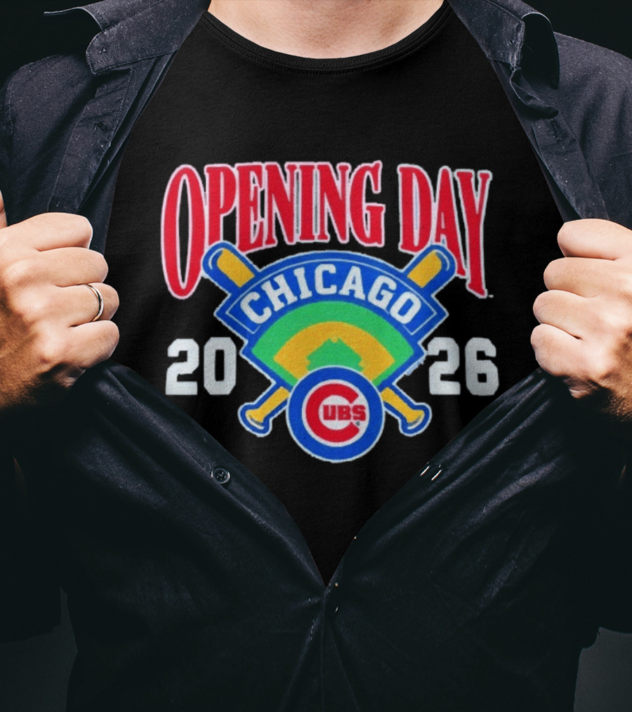 Chicago Cubs 2026 MLB Opening Day T-Shirt