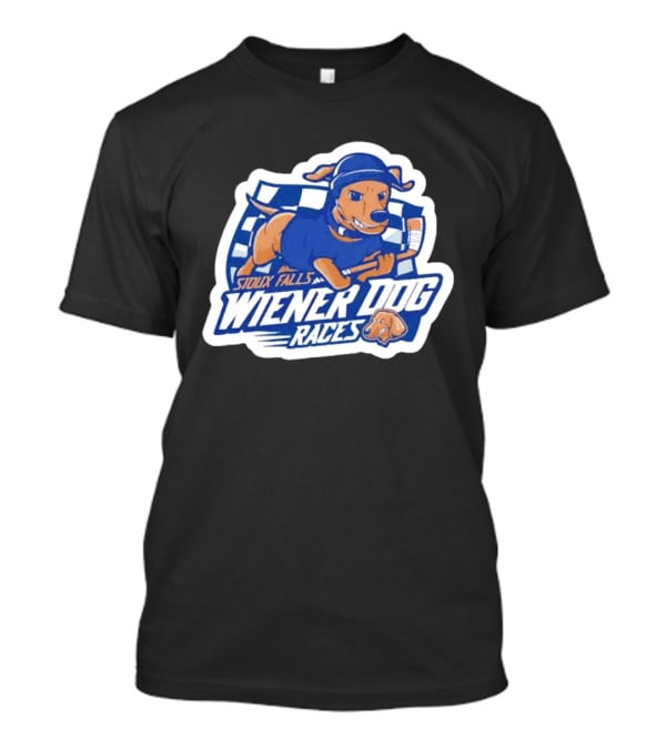 Sioux Falls Wiener Dog Hockey Races Fun Event T-Shirt