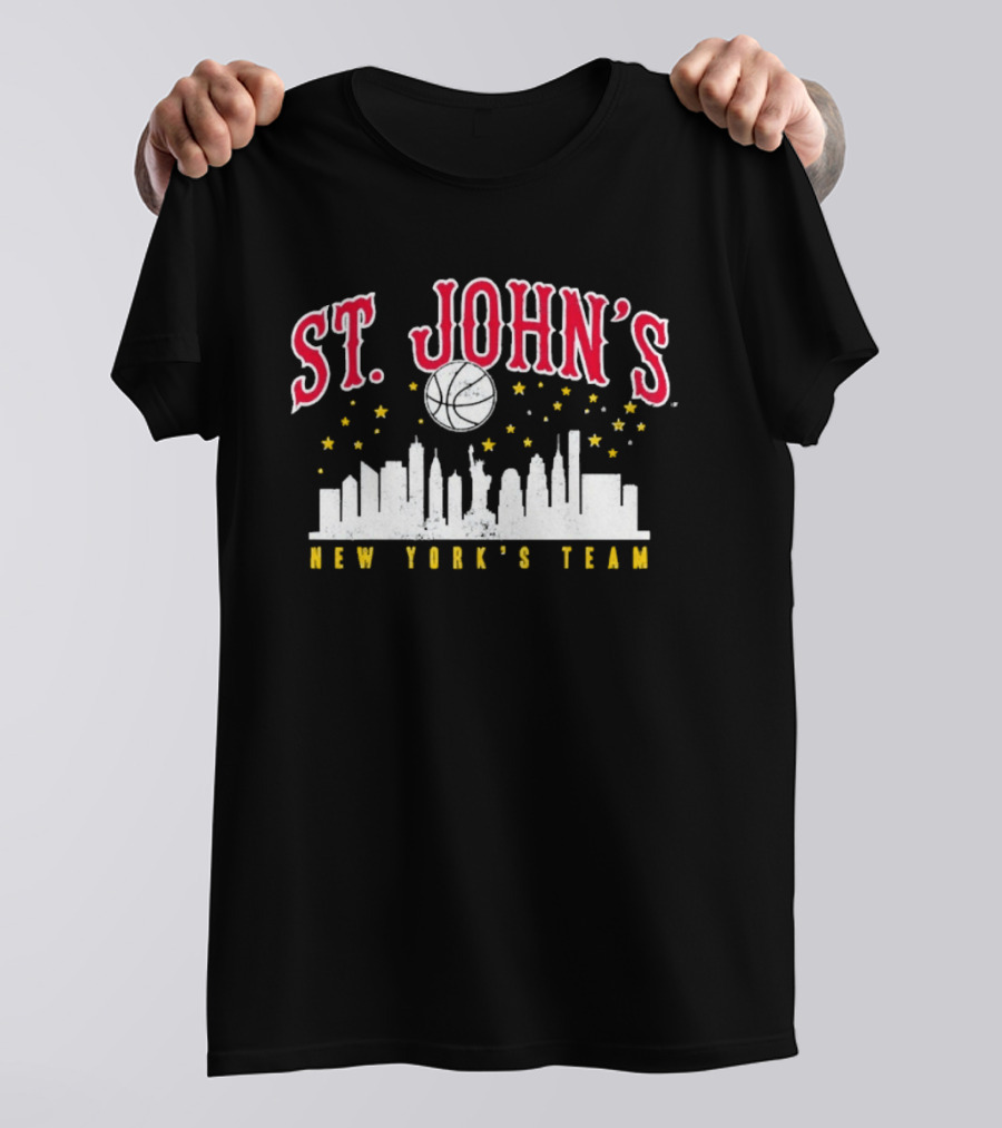 St. John's New York's Team Skyline Stars Moon T-Shirt