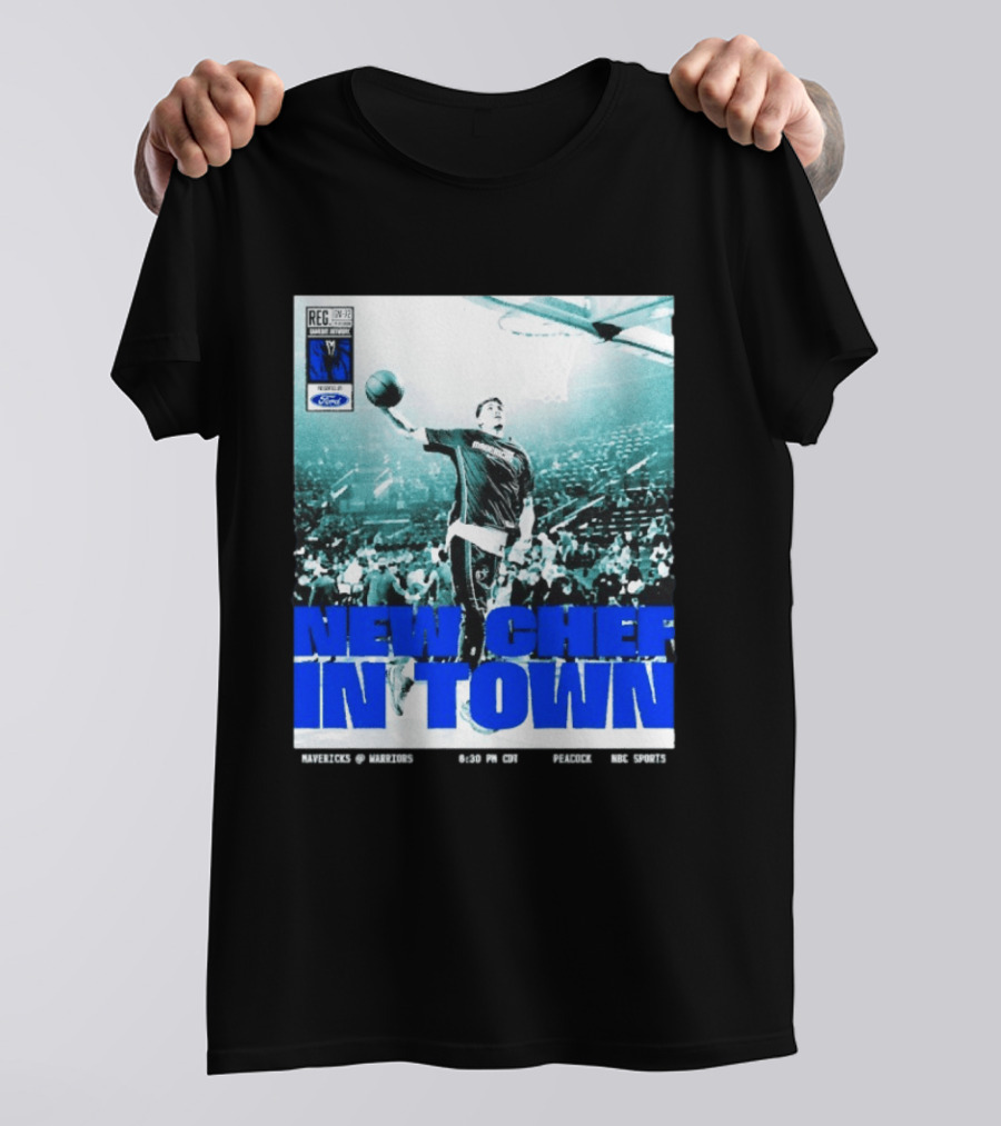 Dallas Mavericks New Chef In Town Cooper Flagg 2025 2026 NBA Season T-Shirt